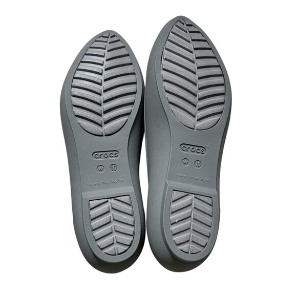 Crocs Eve Iconic Comfort 10 Women Tassel Flat Loafer Waterproof Embellished - Picture 6 of 10